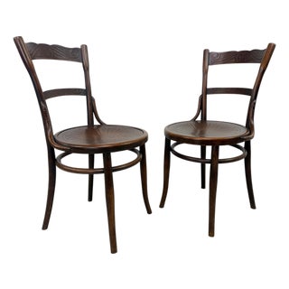 Dining Chairs by J&J Kohn, 1890s-1910s, Set of 2 For Sale