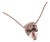 2.7ct Morganite Pendant Necklace With Natural Diamonds in Solid 14k Gold For Sale