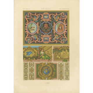 Decorative Ceiling and Panel Motifs, 1869, Paper For Sale