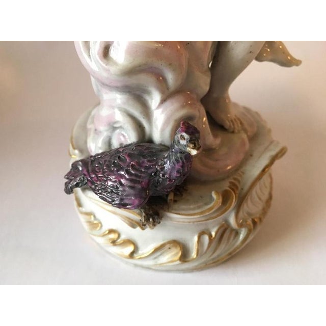 Porcelain Youth Figurine attributed to Meissen, Europe, 1750s For Sale - Image 10 of 14
