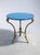 Late 20th Century French Round Bronze Gueridon Style Table Rams Heads and Feet With Granite Top For Sale - Image 4 of 9