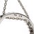 0.50ctw Diamond Circle Pendant Necklace, 14k White Gold, Length 16 Inches For Sale - Image 4 of 5