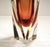 Large Faceted Amber and Clear Formia Sommerso Murano Glass Vase, Italy, 1970s For Sale - Image 18 of 18