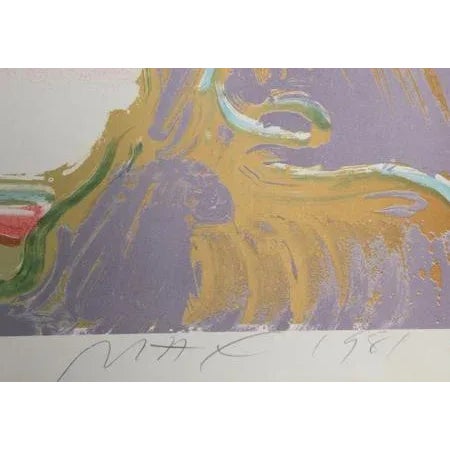 Giving of the Flower, Peter Max, Lithograph For Sale - Image 4 of 5