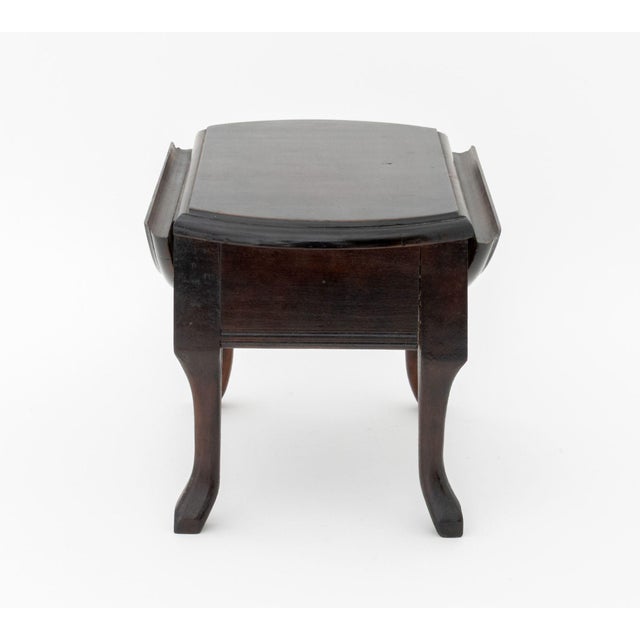 Three Vintage Salesman Sample Pembroke Tables and a Marquetry Writing Table For Sale In New York - Image 6 of 14