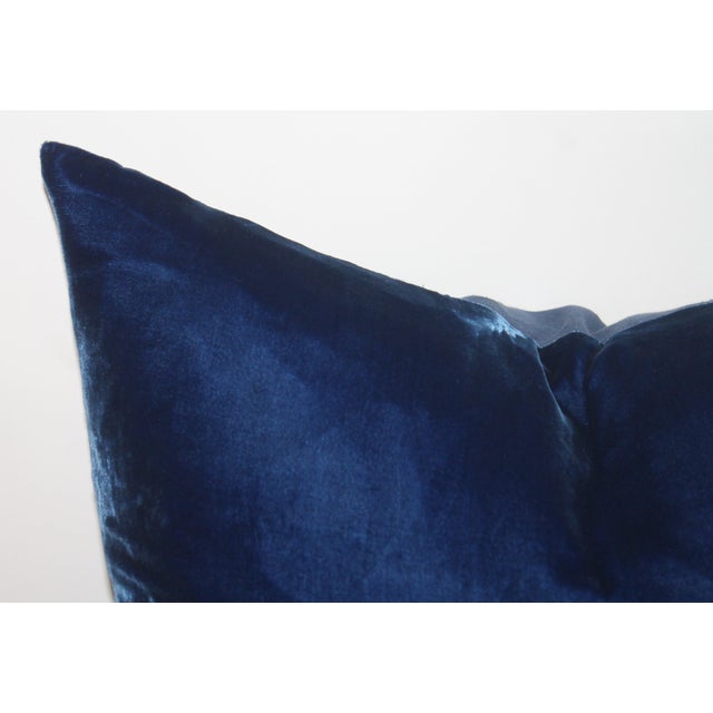 Royal Blue Velvet Pillow Chairish