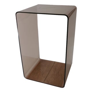Vintage Acrylic Glass Side Table by Michel Dumas, 1970s For Sale