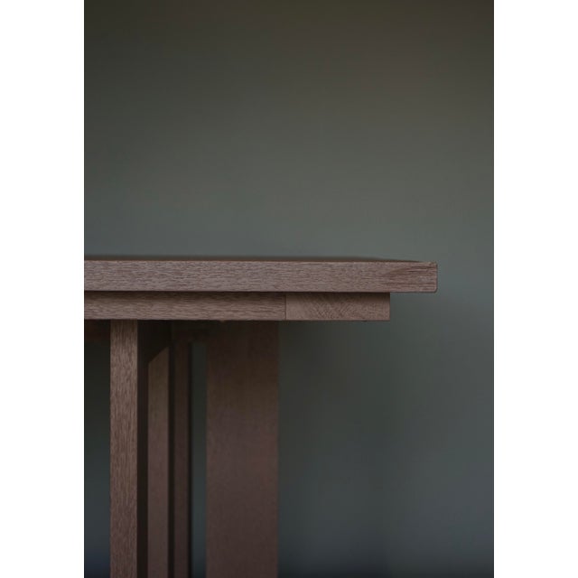 Bossche School Merbau Dining Table from Hans van der Laan & Harry van Hal, 1979 For Sale - Image 14 of 18