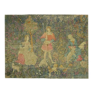 Antique 1920 Cartoon Tapestry For Sale