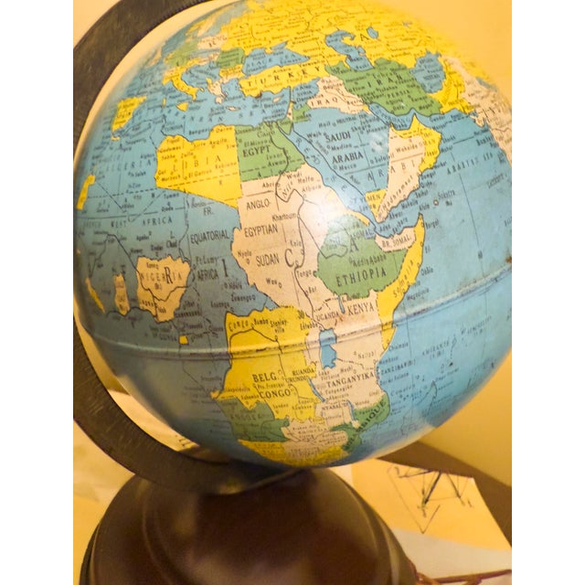Vintage, Mid-Century Modern Replogle "Simplified 8 Inch Globe For Sale - Image 11 of 13