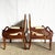 This exquisite pair of carved wooden swan arm chairs brings a sense of romance and artistry to any interior. Each chair...