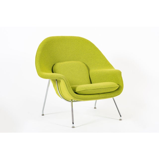 Mid-Century Modern Early Restored Mid Century Green Womb Lounge Chair by Saarinen for Knoll, Multiples/Custom Available For Sale - Image 3 of 15