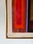 1980s Vintage Expressionist Geometric Abstract Acrylic on Paper Painting, Signed & Framed For Sale - Image 11 of 12