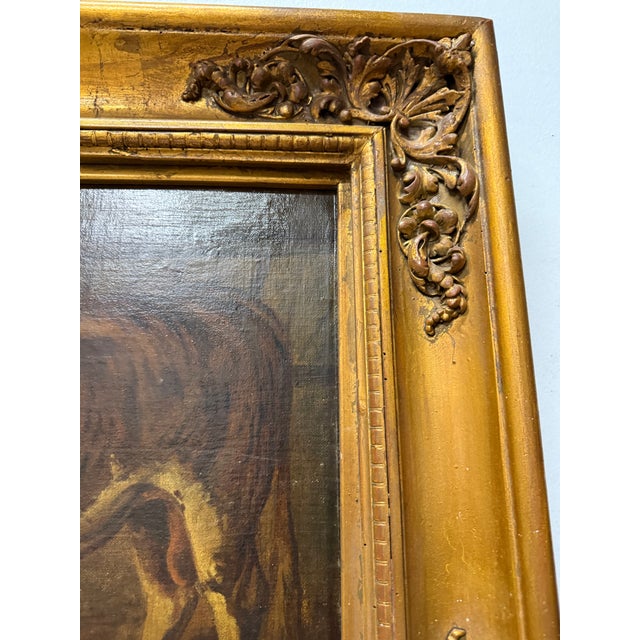 Textile Late 19th Century Original Oil Painting Signed Rosa Bonheur For Sale - Image 7 of 11