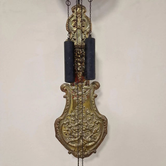 Wall Clock by Louis Jaquine St. Etienne For Sale - Image 5 of 7