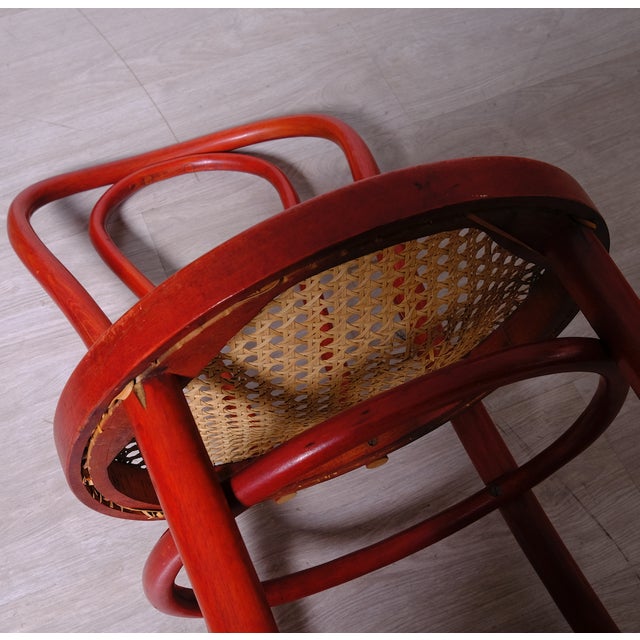 Vienna Straw Chairs in the style of Thonet, 1970s, Set of 6 For Sale - Image 13 of 14