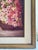 Original Vintage Floral Oil Painting, Impasto Pink Blossoms Still Life, Gilt Frame, Mid Century Art For Sale - Image 11 of 11