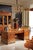 Transform your office into a distinguished executive retreat with this magnificent European-inspired desk. Crafted in a...