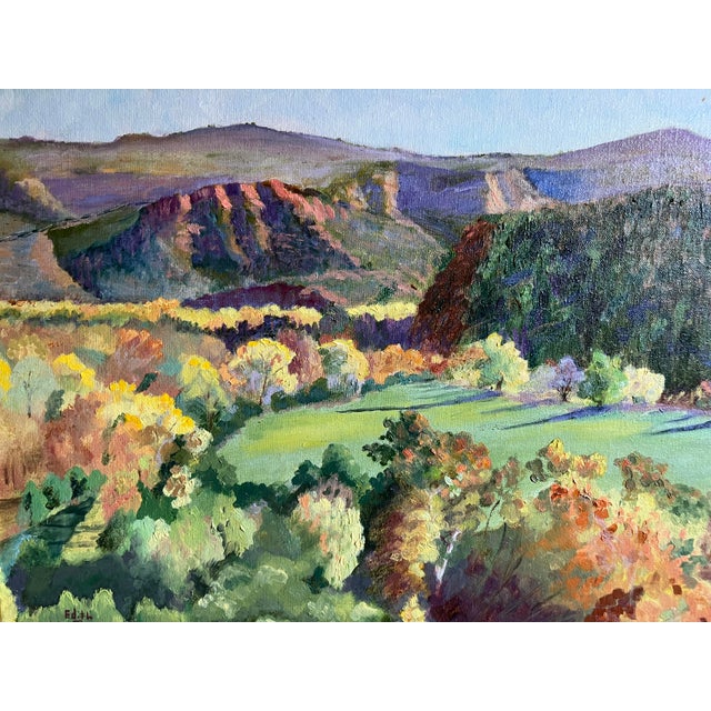 Southwest Sedona Arizona Landscape Painting, Edith P. May, San Francisco Women's Artist Association, Framed For Sale - Image 10 of 12