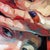 Captured Moment 3 by Ale Casanova | Oil on panel Portrait of a woman in a red hoodie. For Sale - Image 4 of 4