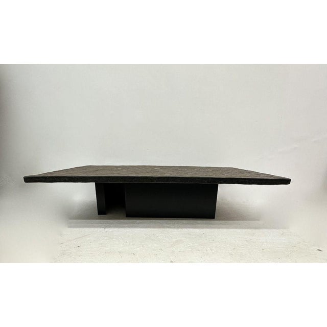 Dimensions: 140 cm W, 79,5cm D , 32 cm H Material: Natural stone , Metal Color: Brown , Black , Gold