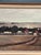 Mid-Century Modern B. Jernberg, Landscape with Farms, 1950s, Oil Painting on Canvas, Framed For Sale - Image 3 of 16