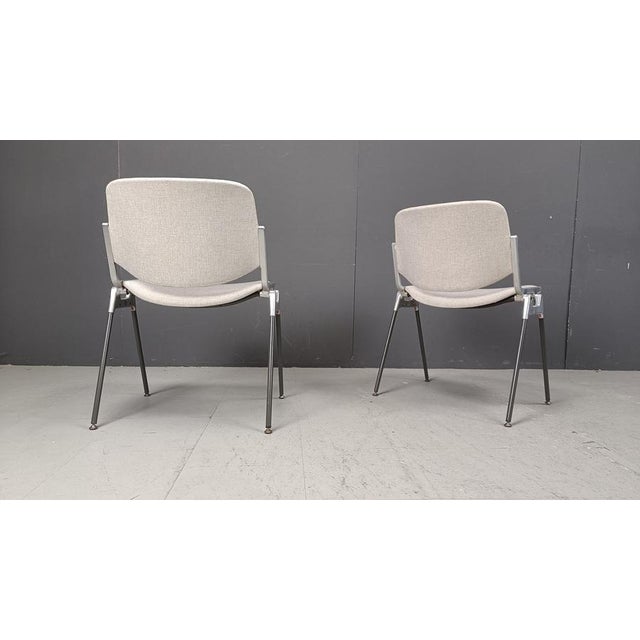 Vintage DSC 106 Side Chairs by Giancarlo Piretti for Castelli, 1970s, Set of 6 For Sale - Image 3 of 18