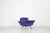 Set of Italian Lounge Chairs in Blue and Violet by Lenzi for Studio Tecnico, 1950s For Sale - Image 9 of 18