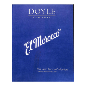 El Morocco the John Perona Collection - September 16, 2014 Doyle New York