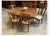 Antique Art Nouveau Extendable Dining Table and Chairs, 1910s, Set of 7 For Sale - Image 6 of 11