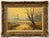 Misty Golden Yellow River Landscape with Winter Trees in the English Countryside Circa 1990 For Sale - Image 10 of 17