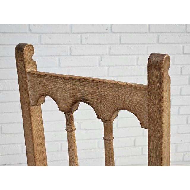 Set of Vintage Danish Dinning Chairs in Oak, 1950s For Sale - Image 11 of 18