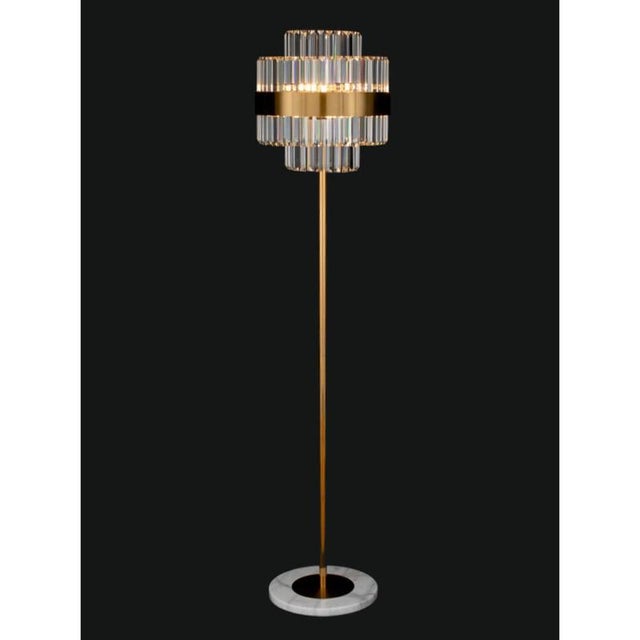 Collection Minerva Chandelier in Metal and Crystal by Jago For Sale - Image 13 of 17