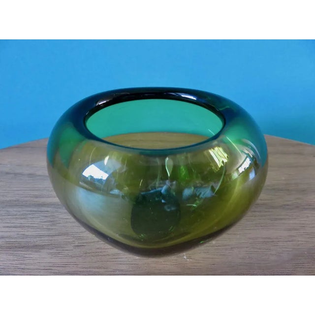 Small Heart Vase by Per Lütken for Holmegaard, 1956, in Flawless conditions. Designed 1950 to 1959 This piece has an...