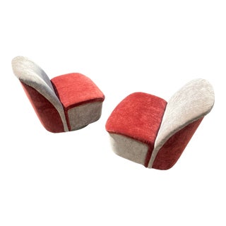 Vladimir Kagan Swivel Club Chair Pair For Sale