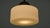 White Vintage Glass and Brass Pendant Lamp For Sale - Image 8 of 9