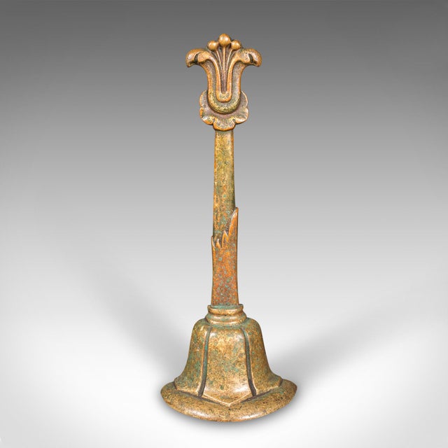This is a charming antique decorative doorstop. A Dutch, brass and lead door porter, dating to the Georgian period, circa...
