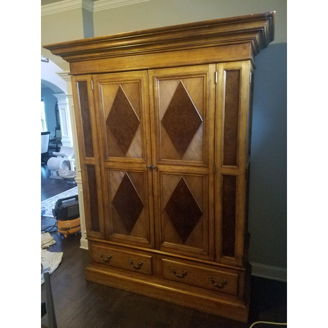 Alexander Julian Neoclassical Armoire Chairish
