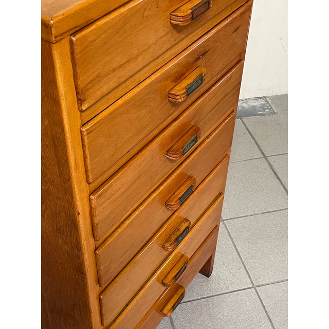 Tall Chest of Drawers, Italy, 1950s For Sale - Image 13 of 18