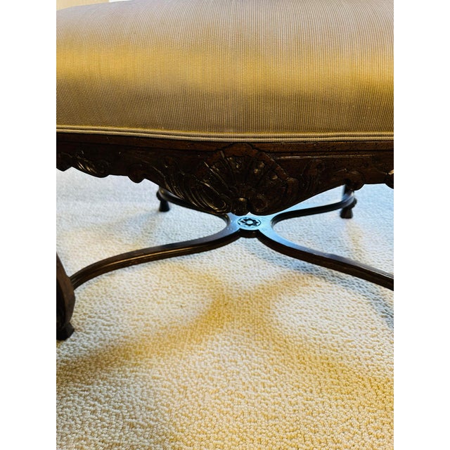 Wood 1980s Guy Chaddock French Régence / Louis XV Style Walnut Armchairs - A Pair For Sale - Image 7 of 11