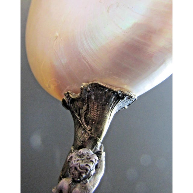 Antique 1802-03 London Sterling Silver Nautilus Cup With Hallmarks Rk Mellon For Sale - Image 16 of 18