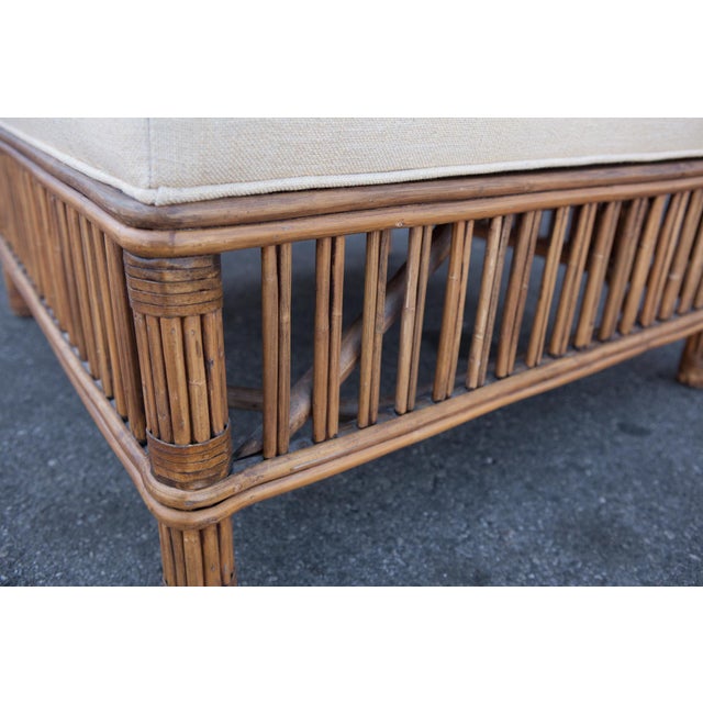 Palecek Square Rattan Ottoman Chairish