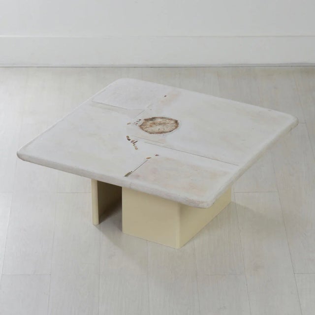Metal Natural Stone Coffee Table by Paul Kingma for Kingma, 2001 For Sale - Image 7 of 14