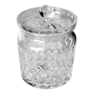Cut Crystal Jar W/Lid