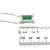Green Natural Emerald Diamond Necklace 18" 14k Gold 6.04 TCW Certified For Sale - Image 8 of 12