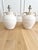 Contemporary Incredible and Rare Signed Pair of Sculptural, Hand-Made Danish Plaster Amphora Table Lamps by S + Mind, 1987 For Sale - Image 3 of 10