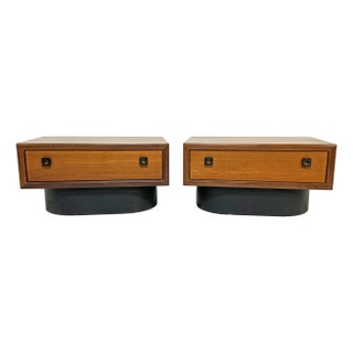 C. 1960s Rs Associates Mid-Century Modern Teak Nightstands - A Pair For Sale