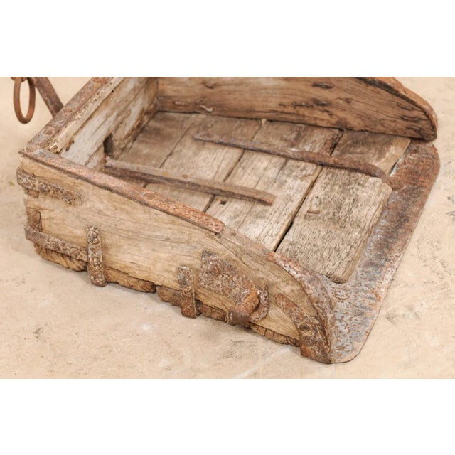 Tan 19th Century Spanish Scoop or Plow of Wood and Iron For Sale - Image 8 of 12