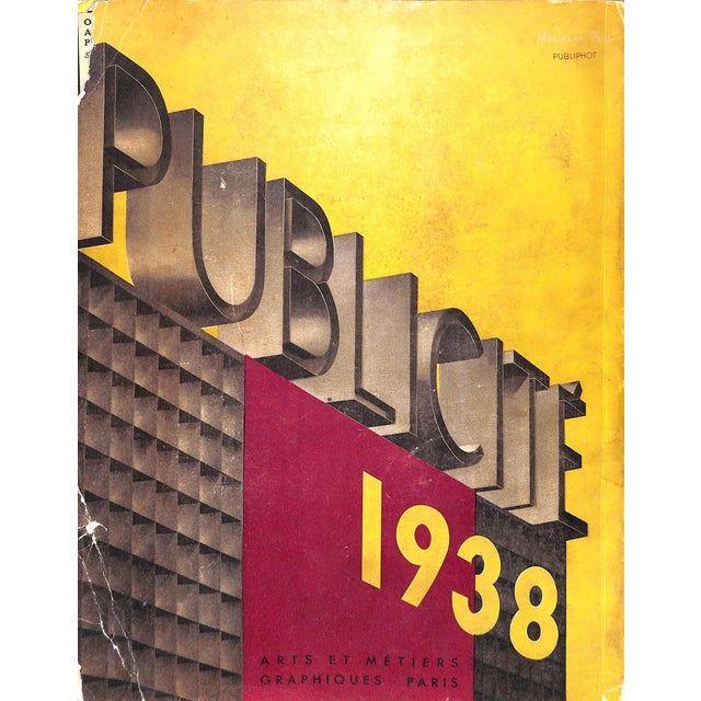 White "Publicite 1938" Peignot, Charles & Lejard, Andre, Et Al. For Sale - Image 8 of 12