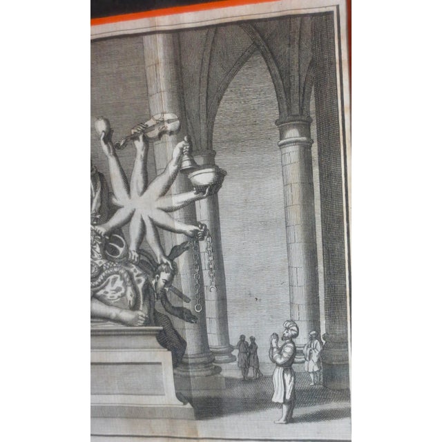 Mid 18th Century 18th Century Engraving of Hindu For Sale - Image 5 of 6